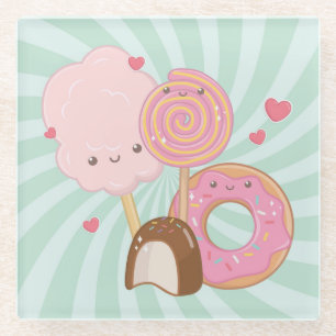 Sweets Glass Coaster