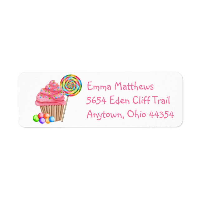 Sweets Return Address Labels (Front)