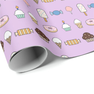Sweets Themed wrapping paper