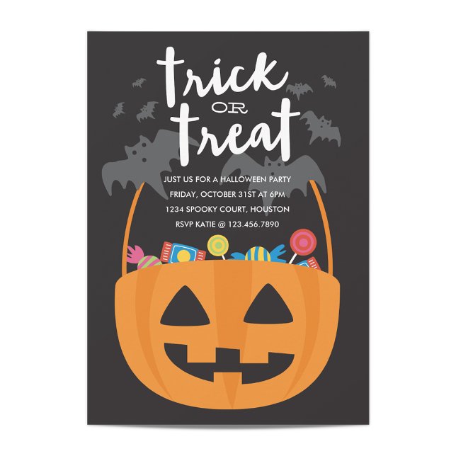 Sweets & Traitements Invitation Halloween (Créateur téléchargé)