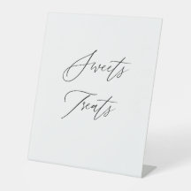 Sweets & Treats Wedding Sign | Dessert Table Sign