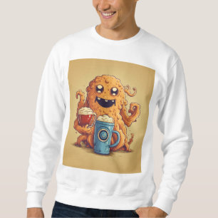 Sweetshot: Friendly Cute Monster Art Print Sweatshirt