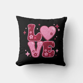 SweetStitch Love  Throw Pillow