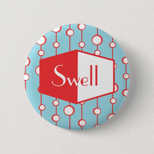 Swell 2 Inch Round Button (Front)