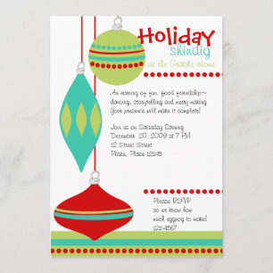 Swell-Looking Ornaments Invitation