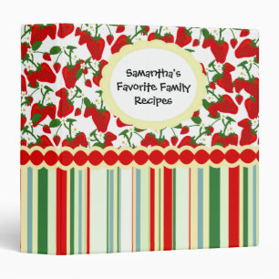 Swell Strawberries Recipe Binder