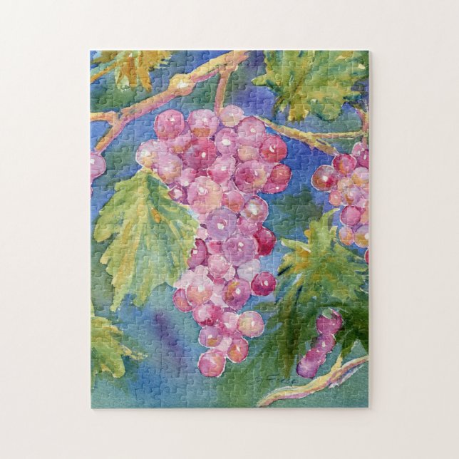 "Swenson Red Grapes" 252-Piece Jigsaw Puzzle (Vertical)