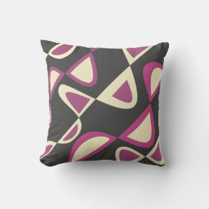 Swerve Mulberry Throw Pillow