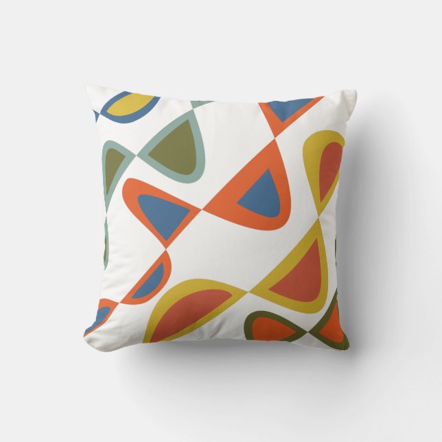 Swerve Throw Pillow (Front)