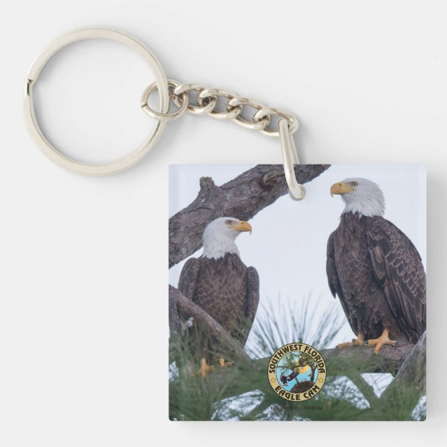 SWFL Eagle Cam KeyChain (Front)