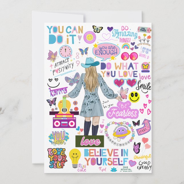 SWIFT AFFIRMATIONS THANK YOU CARDS (Front)