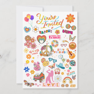 SWIFT AND GROOVY PARTY INVITATION CARDS