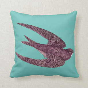 Swift Bird Throw Pillow