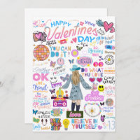 SWIFT-INSPIRED VALENTINE'S DAY CARD