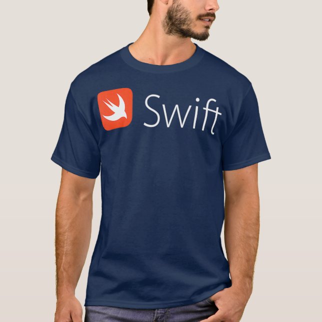 Swift Programmer  Computer Developers Language T-Shirt (Front)