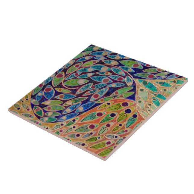 "Swift Sanctuary" (painting) Tile (Side)