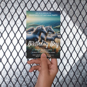 Swift Spirits: A Galloping Herd Postcard