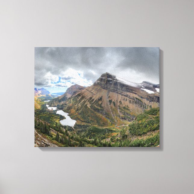Swiftcurrent Pass Trail 4 - Glacier National Park Canvas Print (Front)