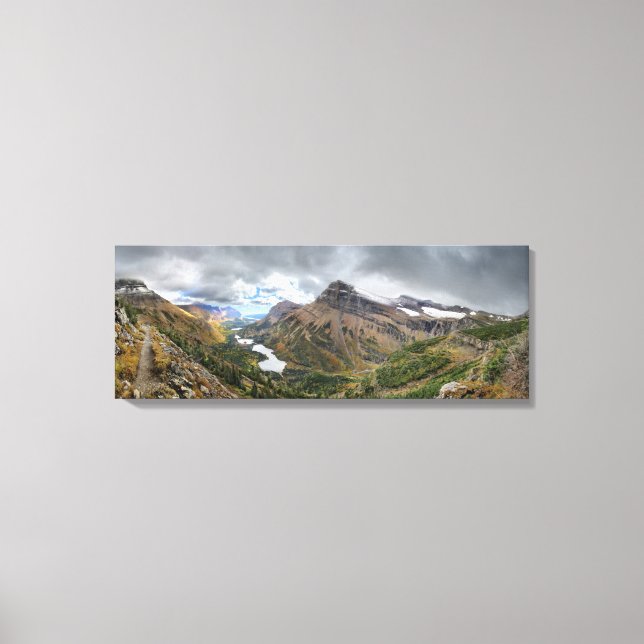 Swiftcurrent Pass Trail 4 - Glacier National Park Canvas Print (Front)