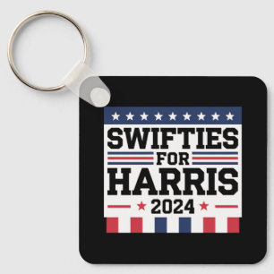 Swifties for Kamala Harris 2024 Vote Support  Keychain