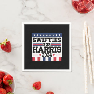 Swifties for Kamala Harris 2024 Vote Support  Napkin