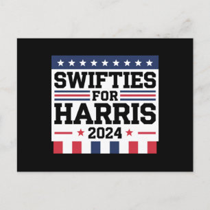 Swifties for Kamala Harris 2024 Vote Support  Postcard