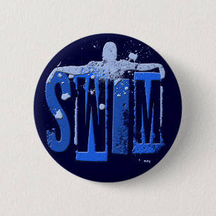 SWIM 2 INCH ROUND BUTTON