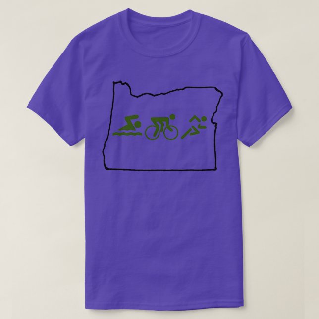 SWIM BIKE RUN 7 T-Shirt (Design Front)