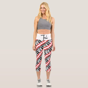 SWIM BIKE RUN  CAPRI LEGGINGS