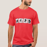 Swim Bike Run Drink T-Shirt<br><div class="desc">Swim, Bike, Run, Drink. The four parts to every triathlon! Triathletes know that the true reward is not just finishing the race, but the beer afterwards! Funny gift for your favourite athlete.</div>