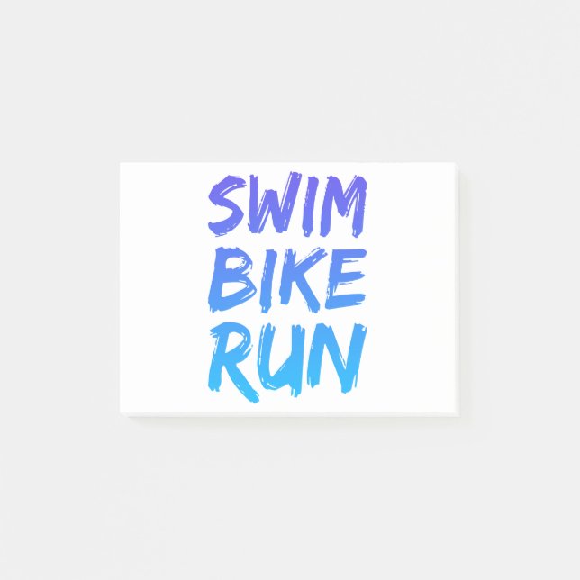 Swim Bike Run great design Post-it Notes (Front)