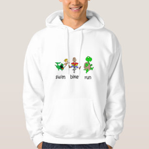 Swim Bike Run Hoodie