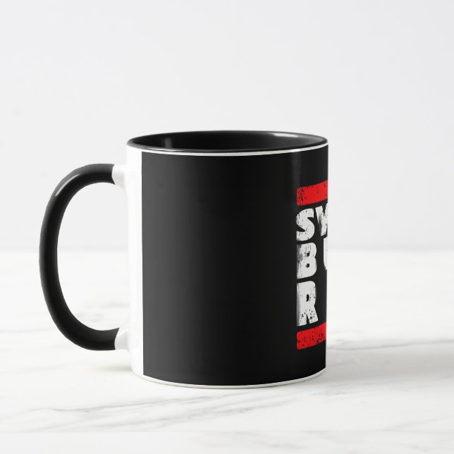 SWIM BIKE RUN     MUG (Left)