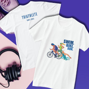 Swim bike run Triathlete since 20XX T-Shirt
