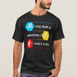 Swim Bike Run Triathlete Triathlon Swimming Biking T-Shirt
