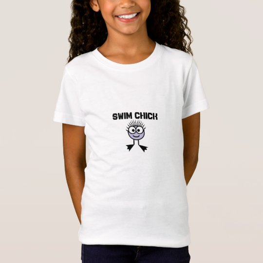Swim Chick -Lilac Swim Character T-Shirt
