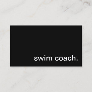 Swim Coach Business Card