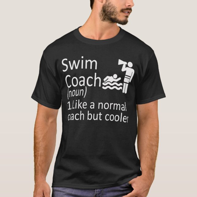Swim Coach T Shirt (Front)