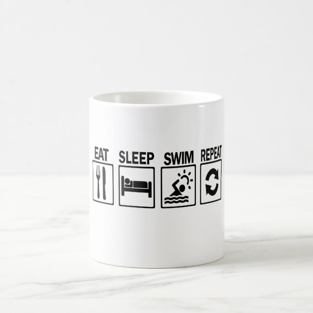 Swim Coffee Mug (Center)