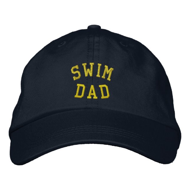 SWIM DAD Embroidered Hat (Front)