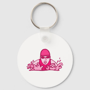 Swim Hard Keychain
