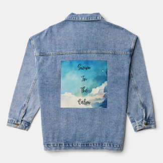 Swim In The Calm Denim Jacket