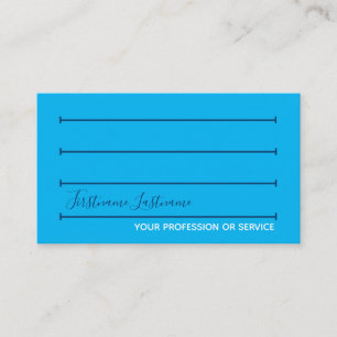 Swim lanes swim coach swim trainer swimming pool business card