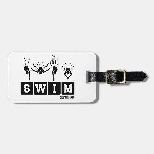 SWIM Luggage Tag (Front Horizontal)