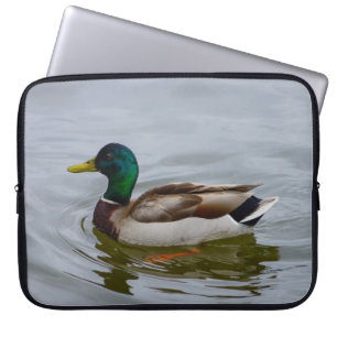 Swim Mallard Swim Laptop Sleeve