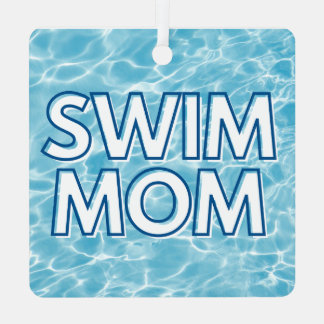Swim Mom Christmas Ornament