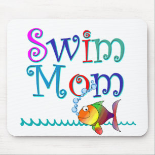 Swim Mom Mouse Pad