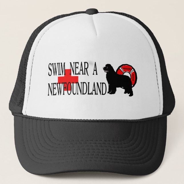 Swim near a Newfoundland Trucker Hat (Front)