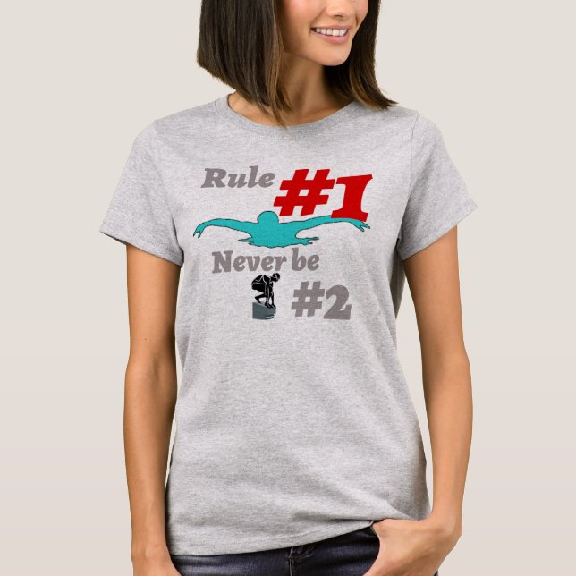 Swim Number 1 T-Shirt (Front)