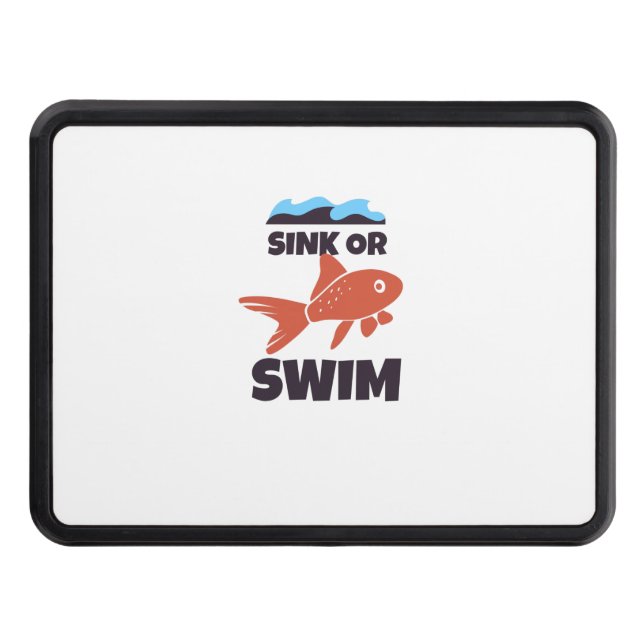 Swim or swim trailer hitch cover (Front)